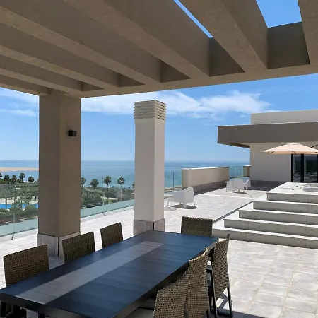 Penthouse With Wide Terrace Next To The Ocean Apartment Huelva Exterior photo